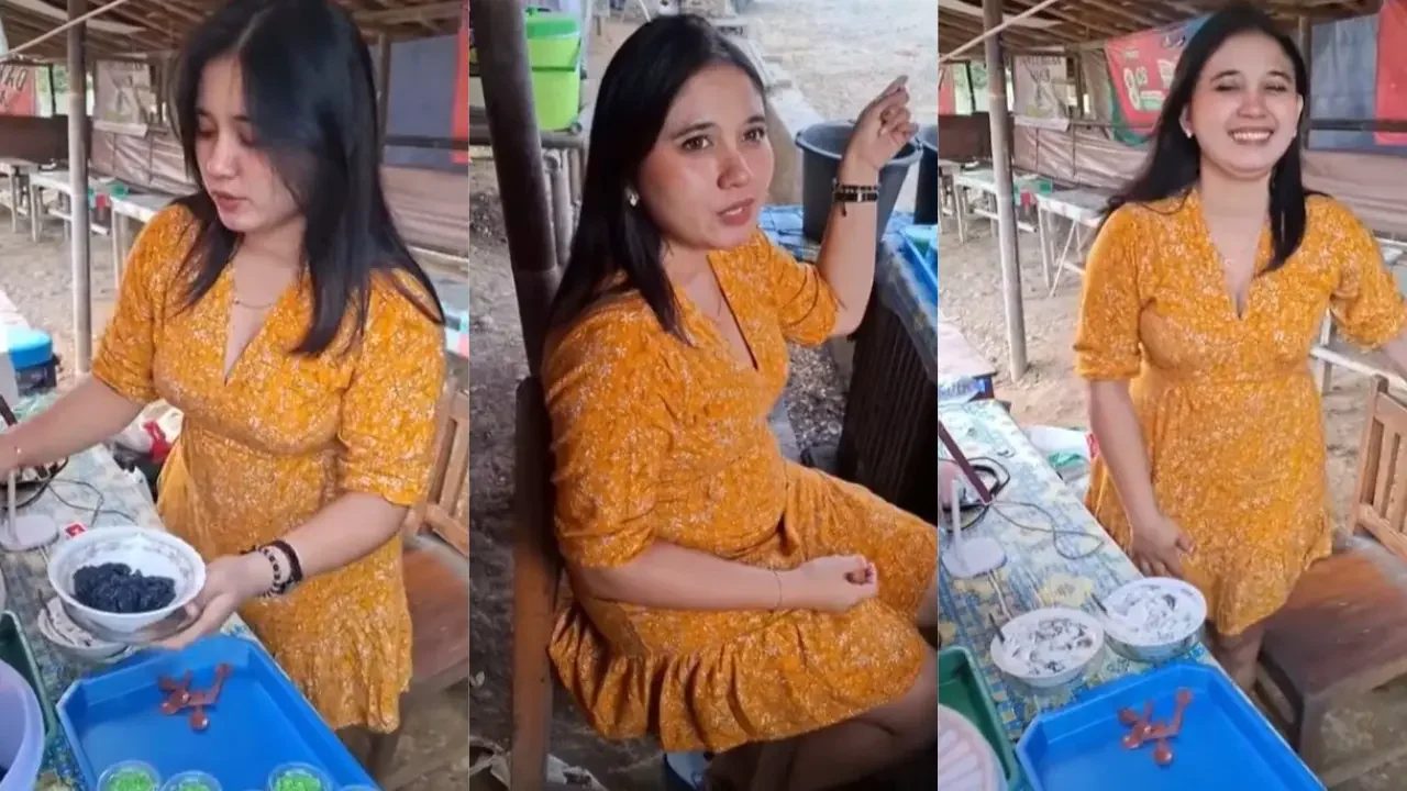 Penjual ES viral Dipinggir jalan poster